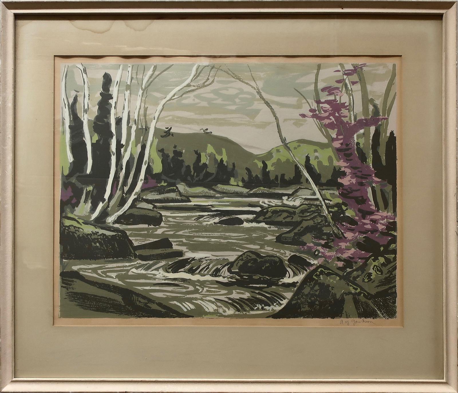 Alexander Young (A. Y.) Jackson (1882-1974) - River Rapids