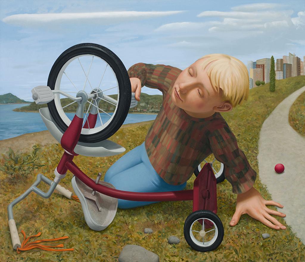 Michael Abraham (1965) - Boy with Bike