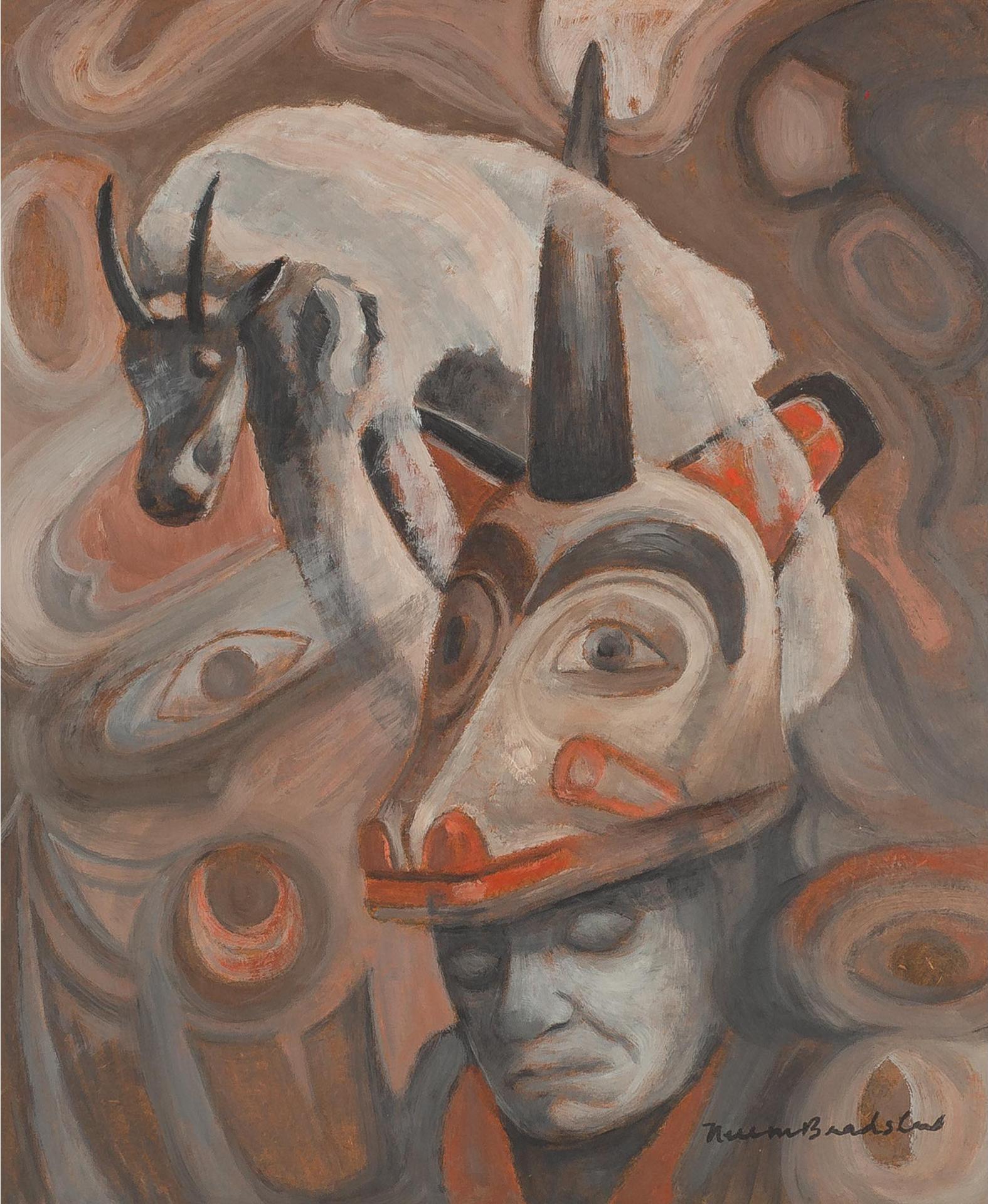Nell Marion Bradshaw (1904-1997) - Mountain Goat Mask