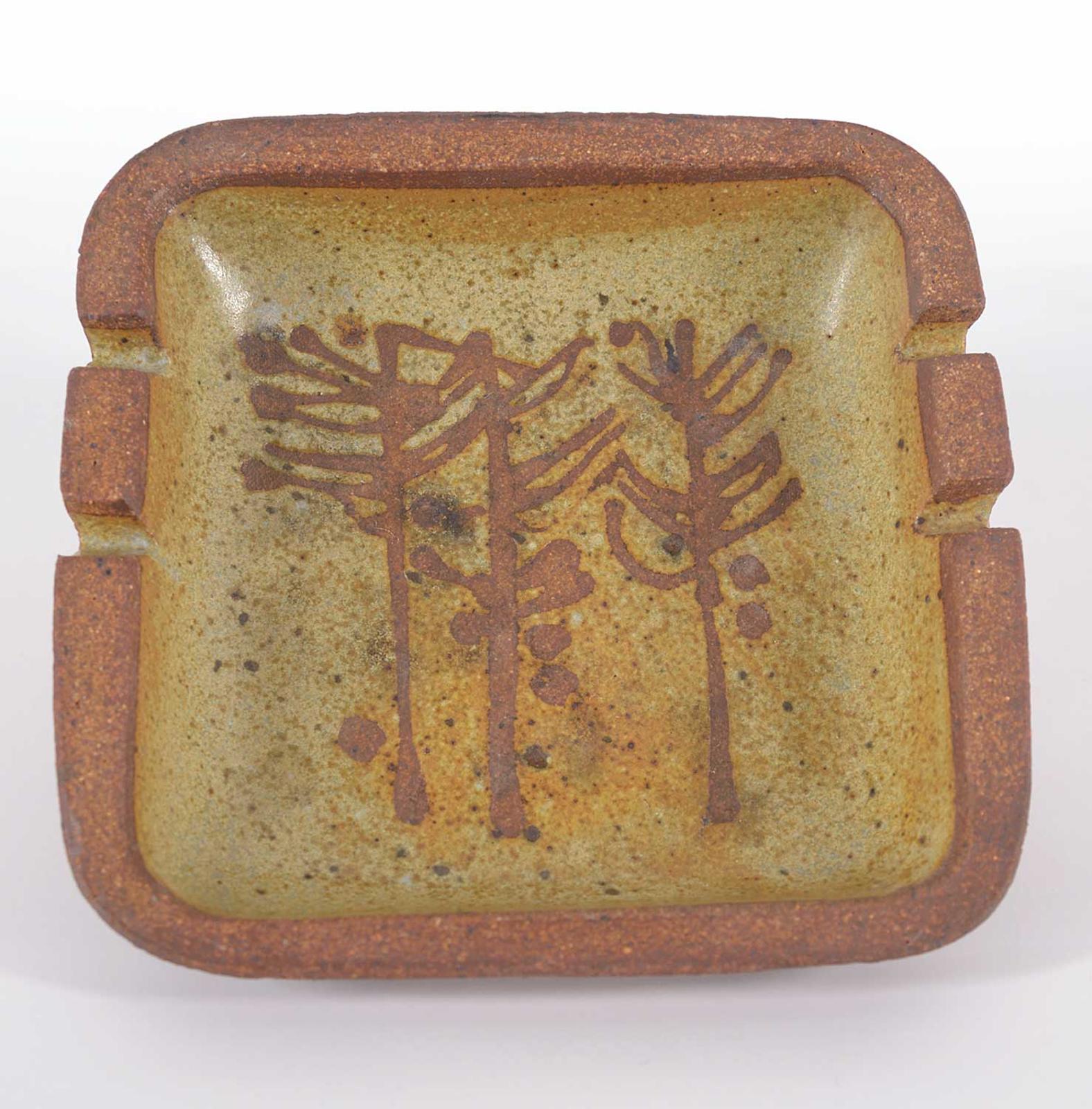 Edward Drahanchuk (1939) - Ashtray with Tree Design