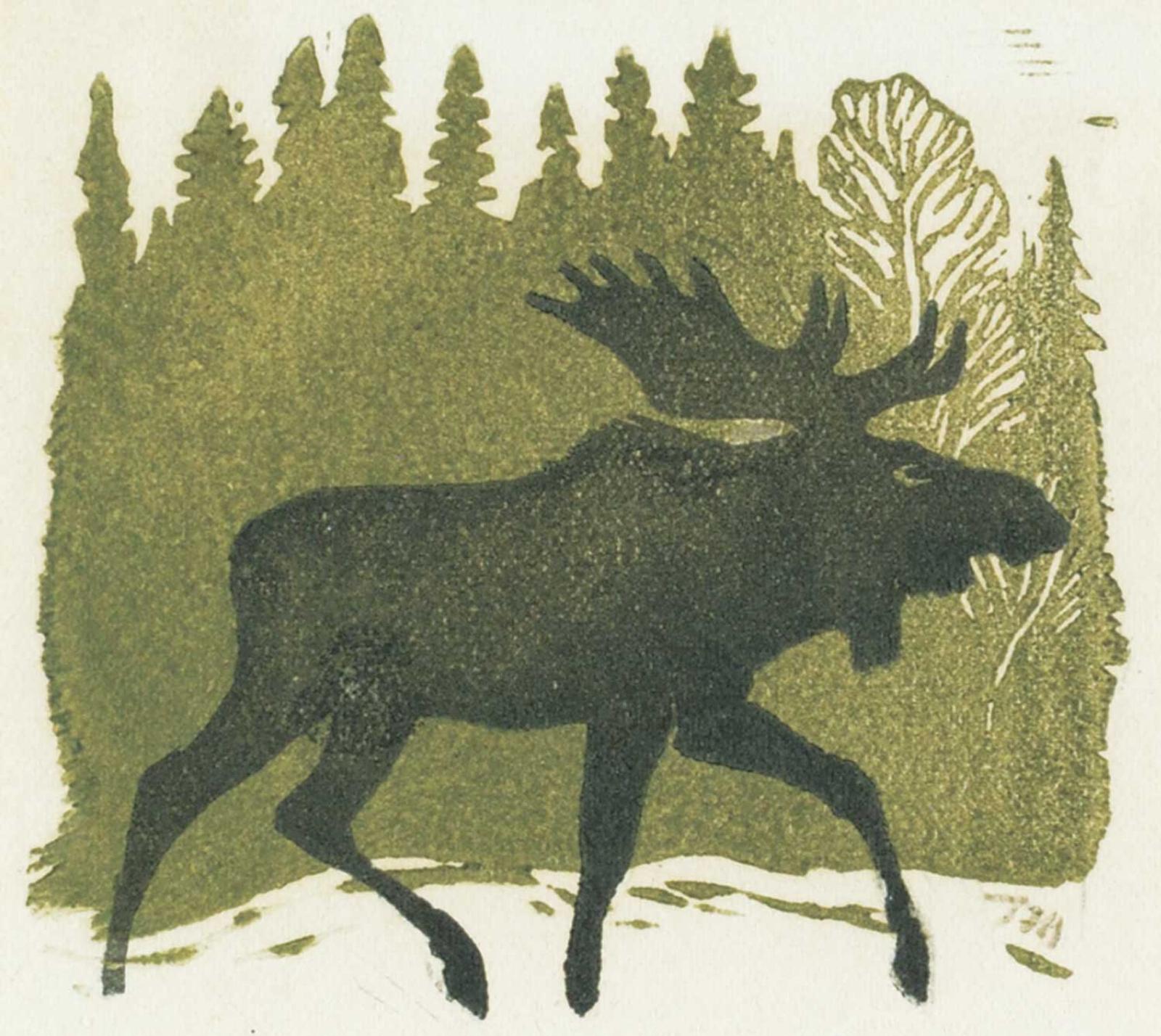 Thoreau MacDonald (1901-1989) - The Moose