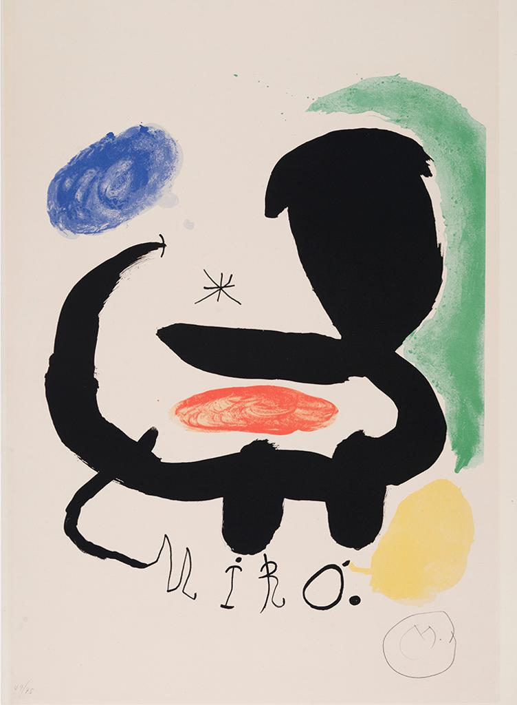 Joan Miró (1893-1983) - Poster for the exhibition 