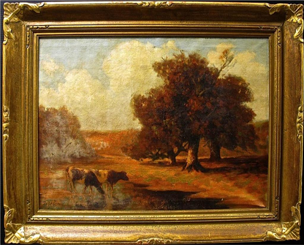 Joseph Archibald Browne (1862-1948) - Cattle In A Summer Landscape