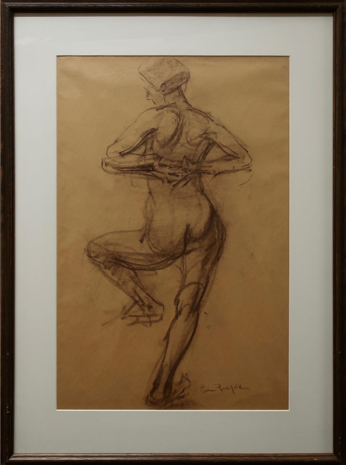 Eric Freifeld (1919-1984) - Standing Nude Stretching