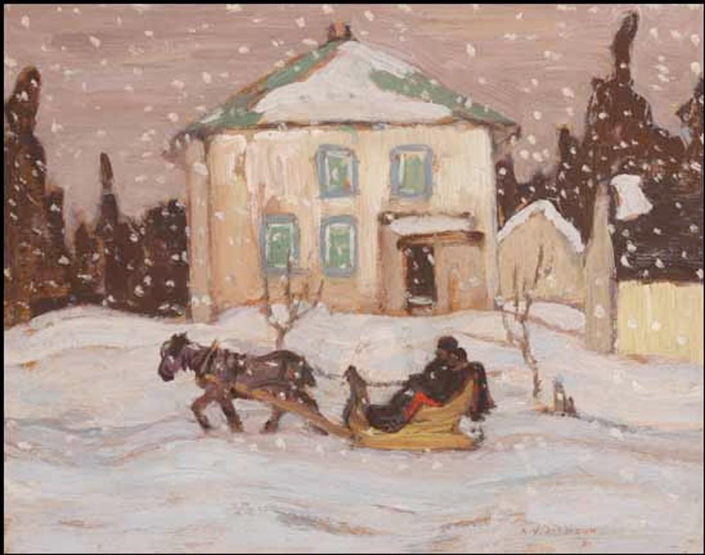 Alexander Young (A. Y.) Jackson (1882-1974) - Quebec Winter