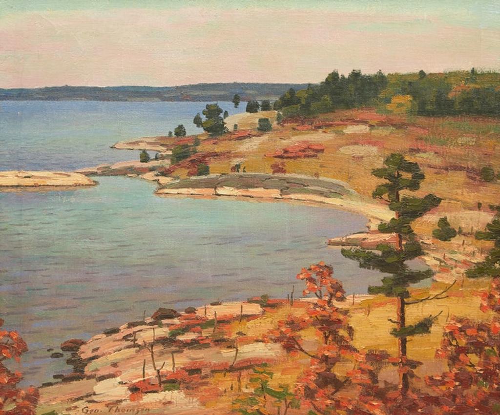 George Albert Thomson (1868-1965) - A Rocky Shoreline