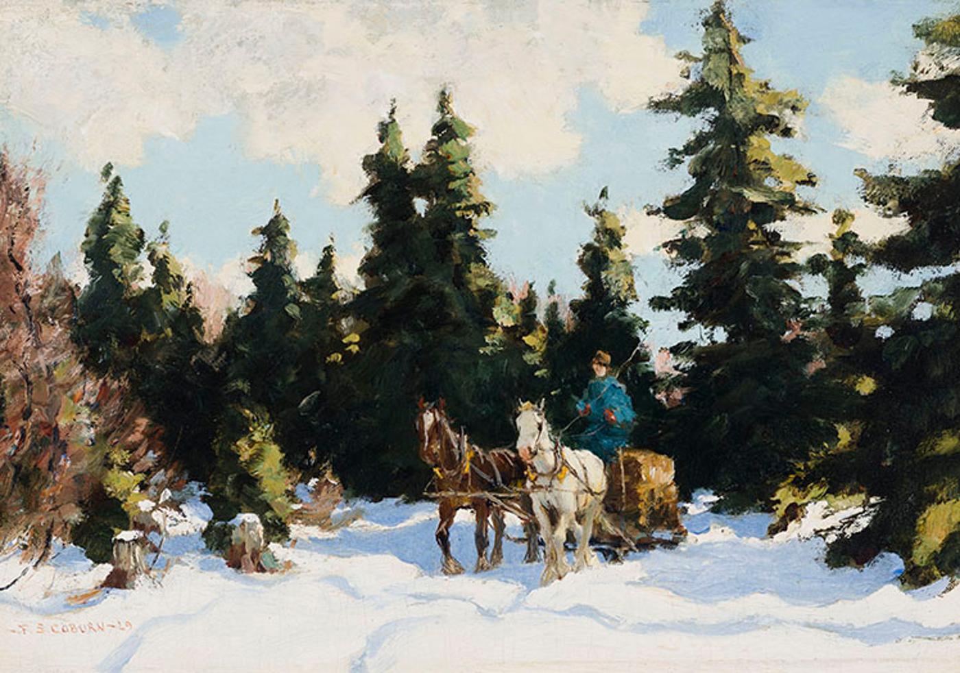 Frederick Simpson Coburn (1871-1960) - On the Melbourne Road, Eastern Townships