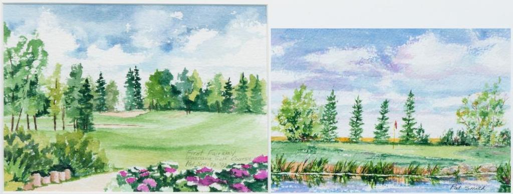 Pat Smith - Two Golf Paintings