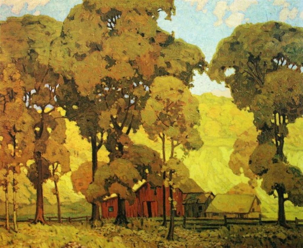 A.J. Casson (1898-1992) - Autumn Afternoon