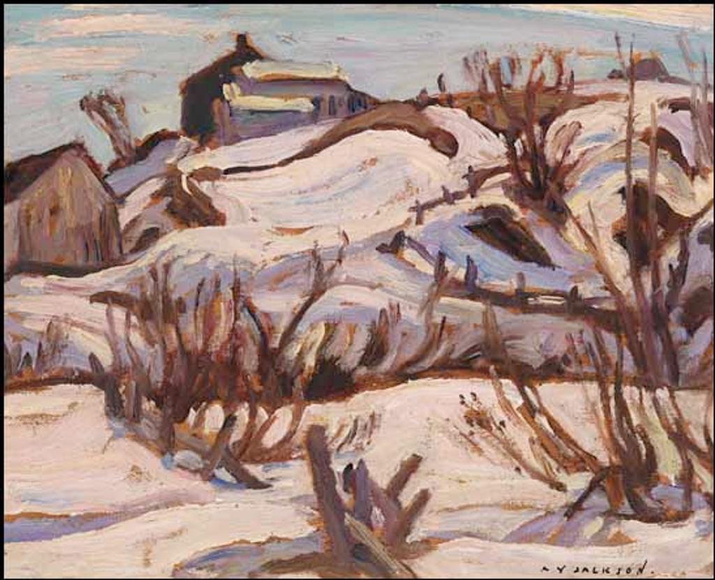 Alexander Young (A. Y.) Jackson (1882-1974) - House on the Hill - St-Tite-des-Caps