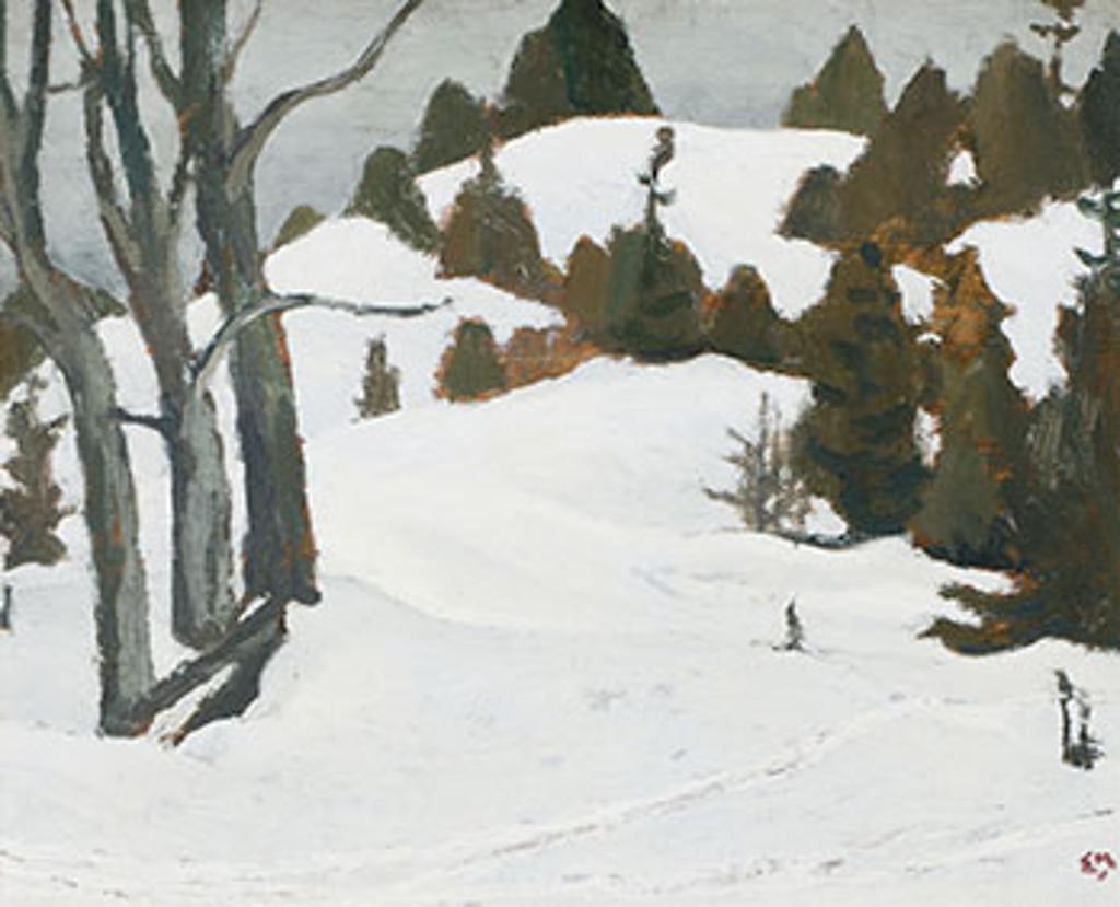 Edwin Headley Holgate (1892-1977) - Snow in the Laurentians