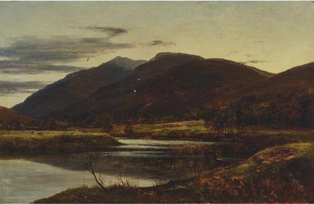 Charles Edward Johnson (1832-1913) - A November Twilight, 1887