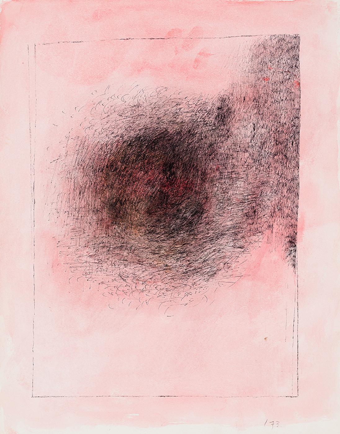 Betty Roodish Goodwin (1923-2008) - Untitled (Pink Nest)