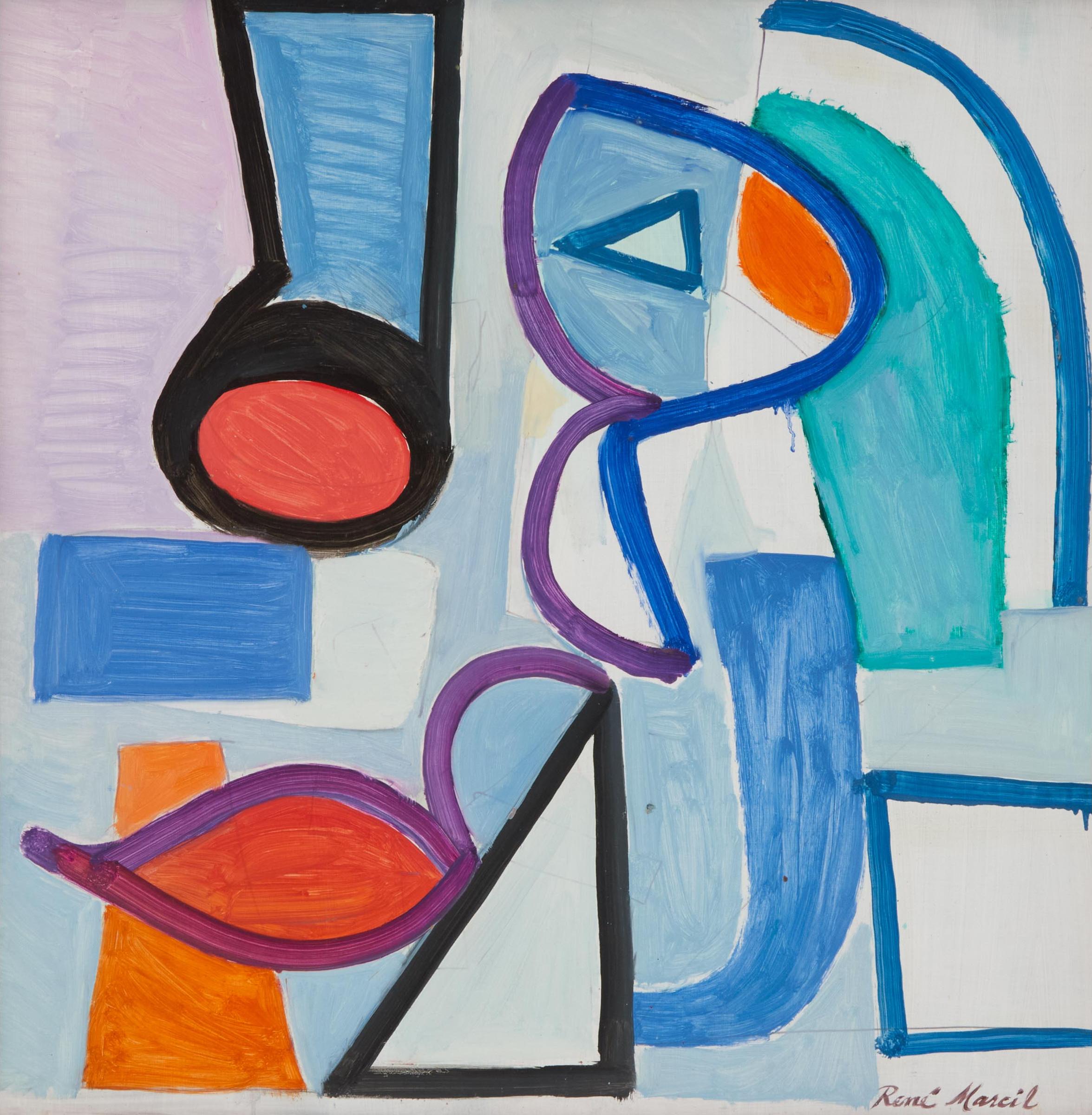 René Marcil (1917-1993) - Abstract, Ca. 1975