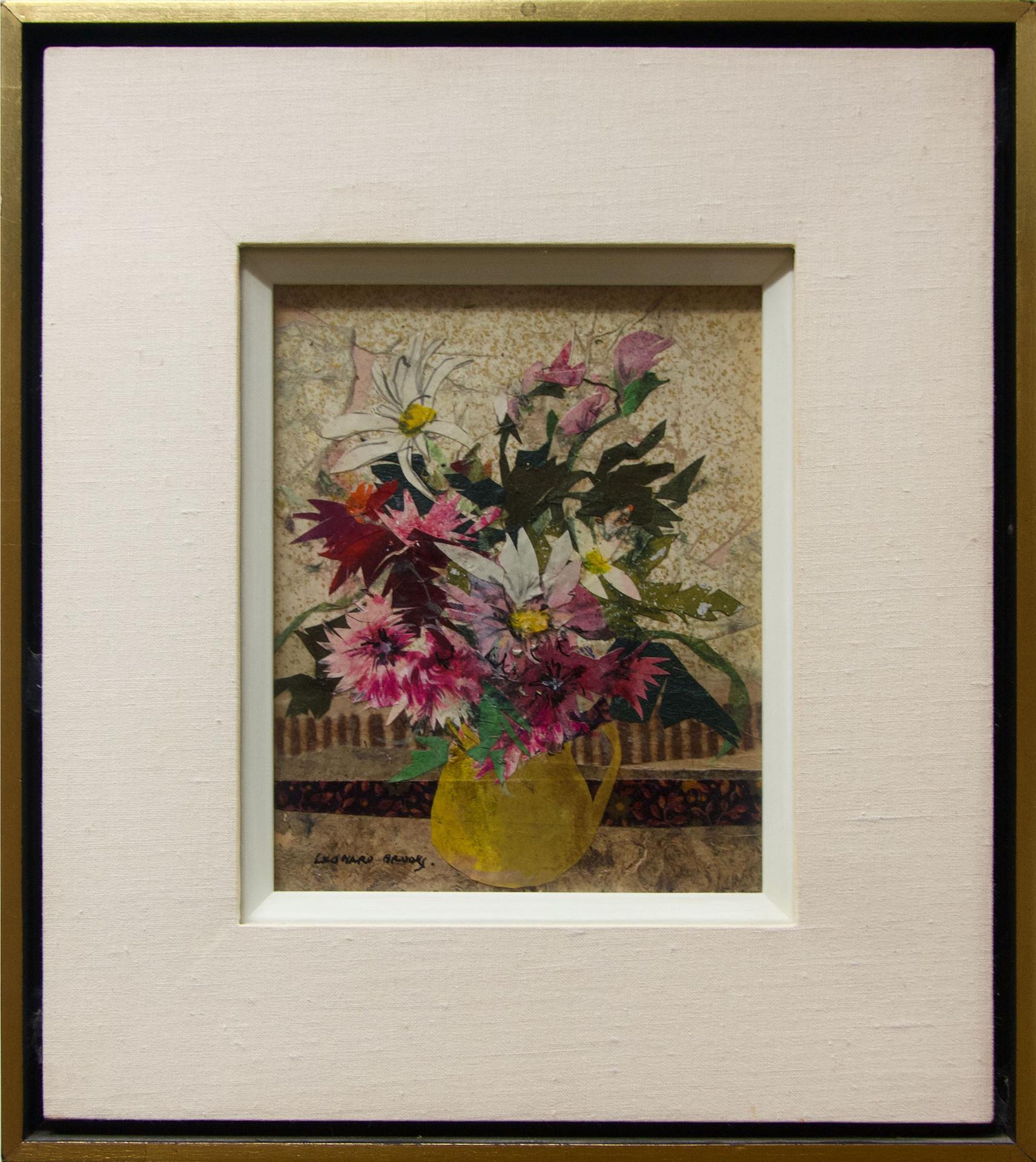Frank Leonard Brooks (1911-1989) - Yellow Jug And Flowers