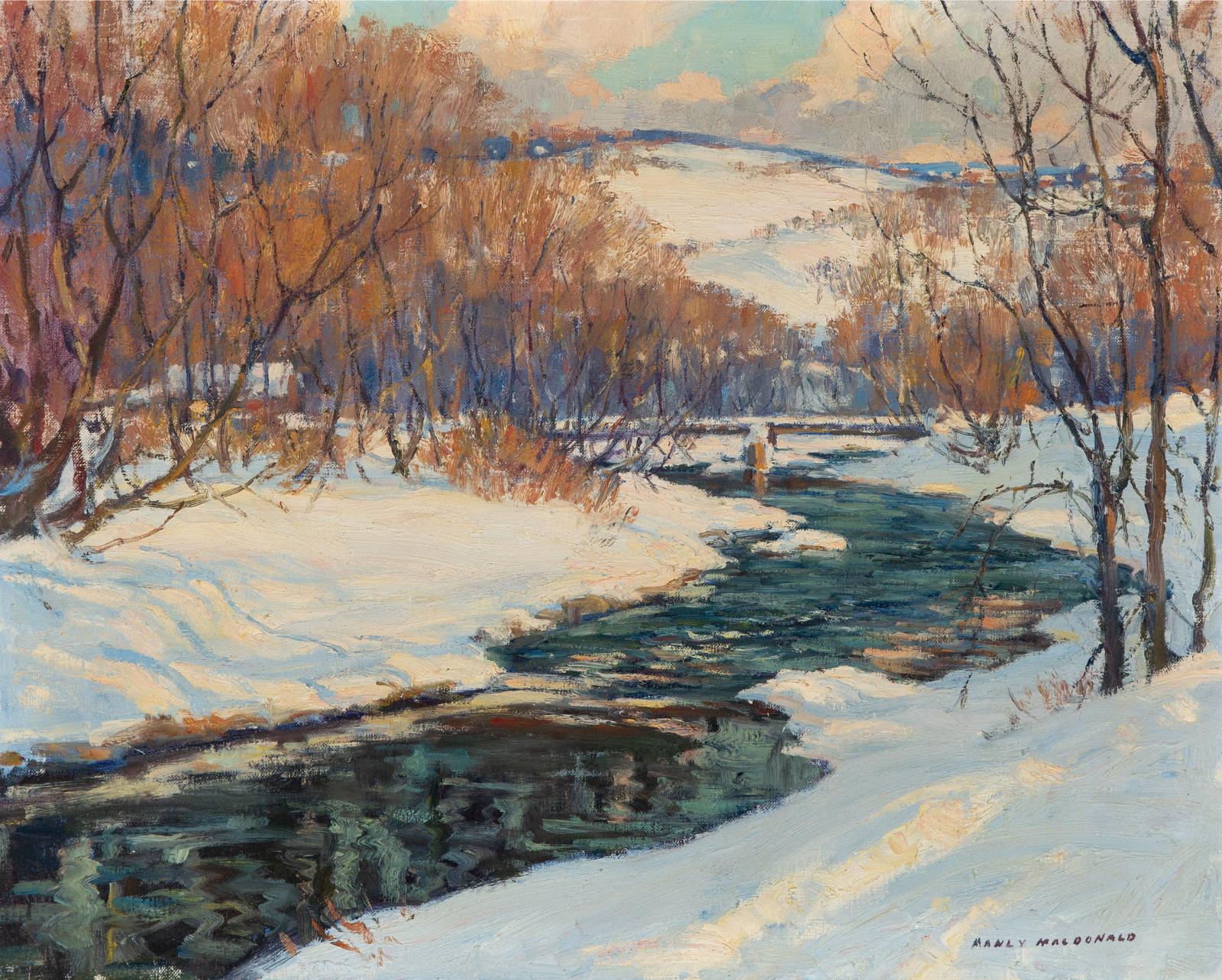 Manly Edward MacDonald (1889-1971) - First Snow On The Upper Don