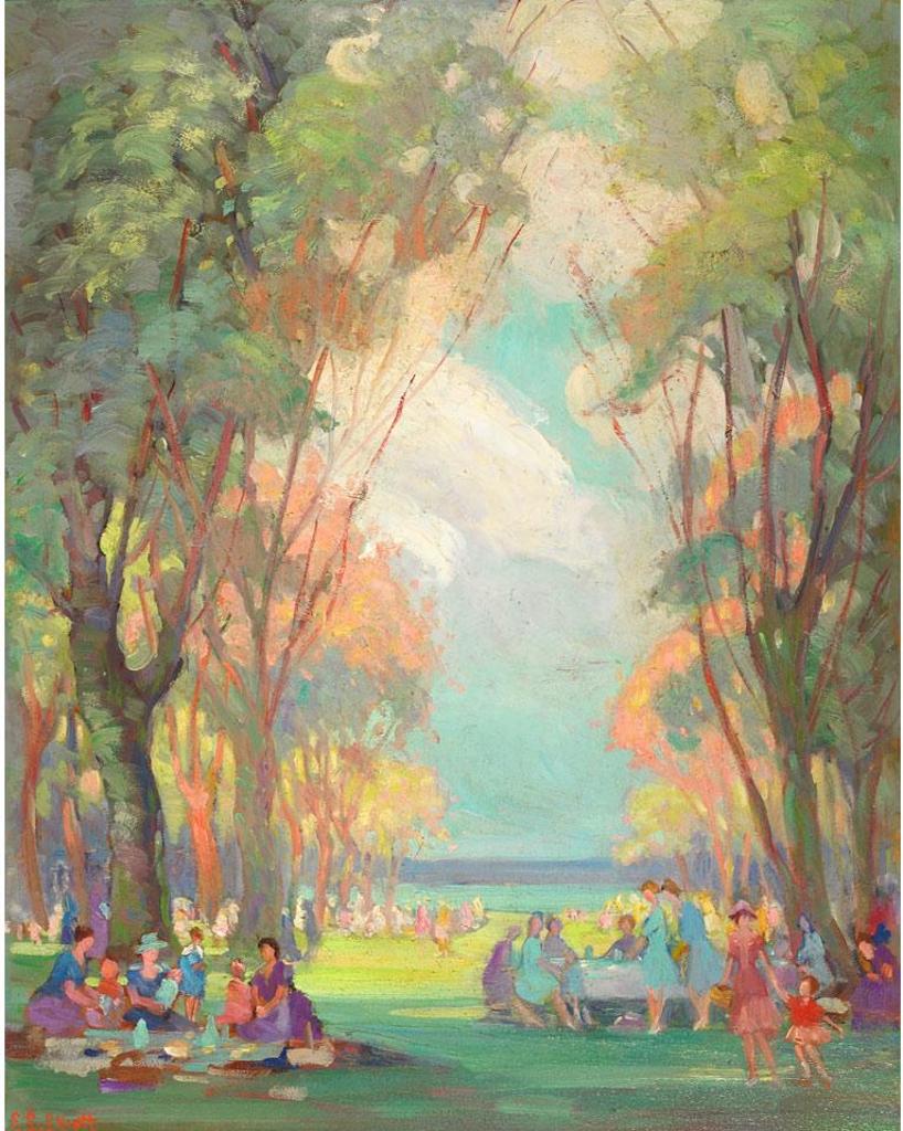 Emily Louise (Orr) Elliott (1867-1952) - Toronto Island Picnic