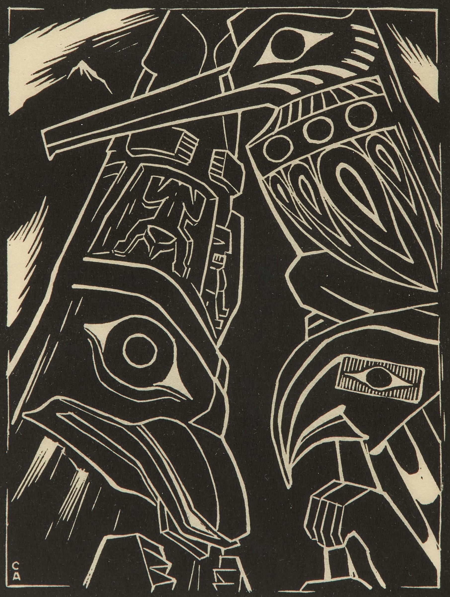 Ernest Caven Atkins (1907-2000) - Totems