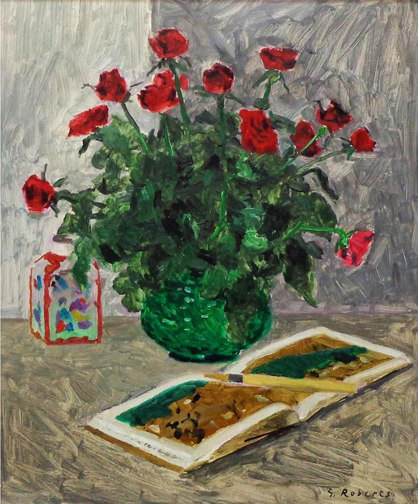 William Goodridge Roberts (1921-2001) - Roses in Green Vase