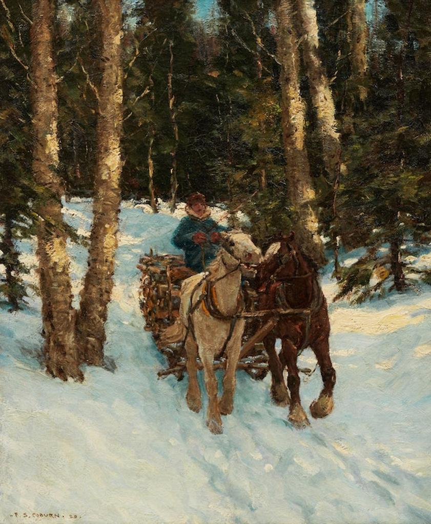 Frederick Simpson Coburn (1871-1960) - A Load of Wood