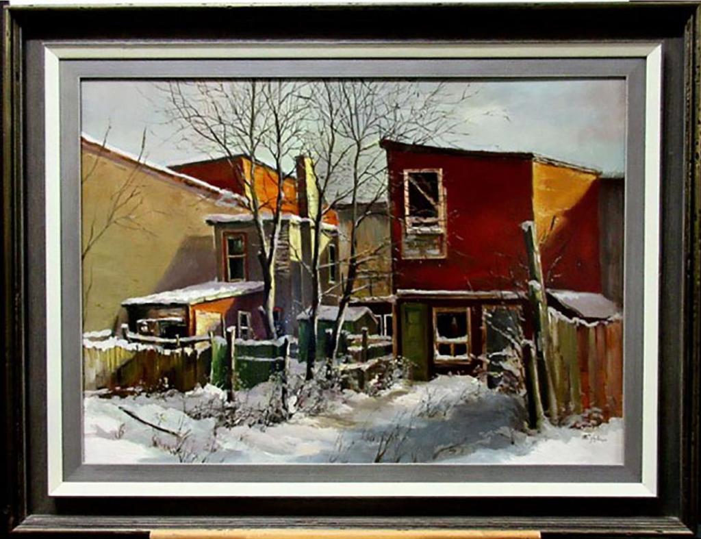 Arto Yuzbasiyan (1948) - Backyards, Queen Street East