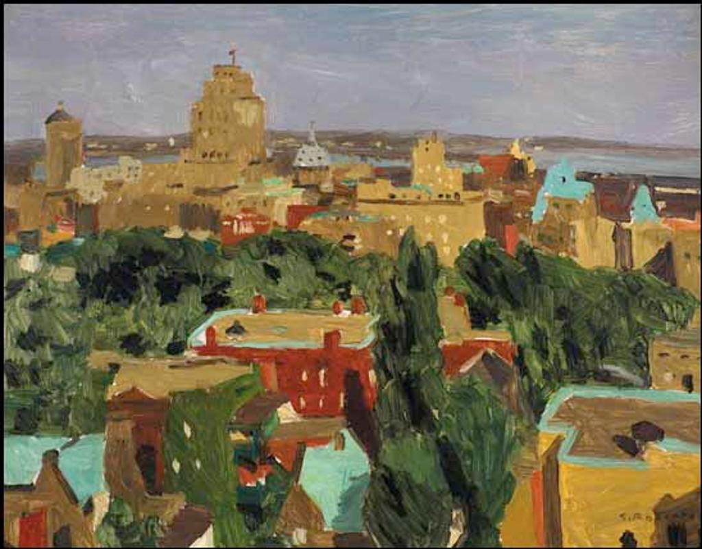 William Goodridge Roberts (1921-2001) - View of Montreal, PQ