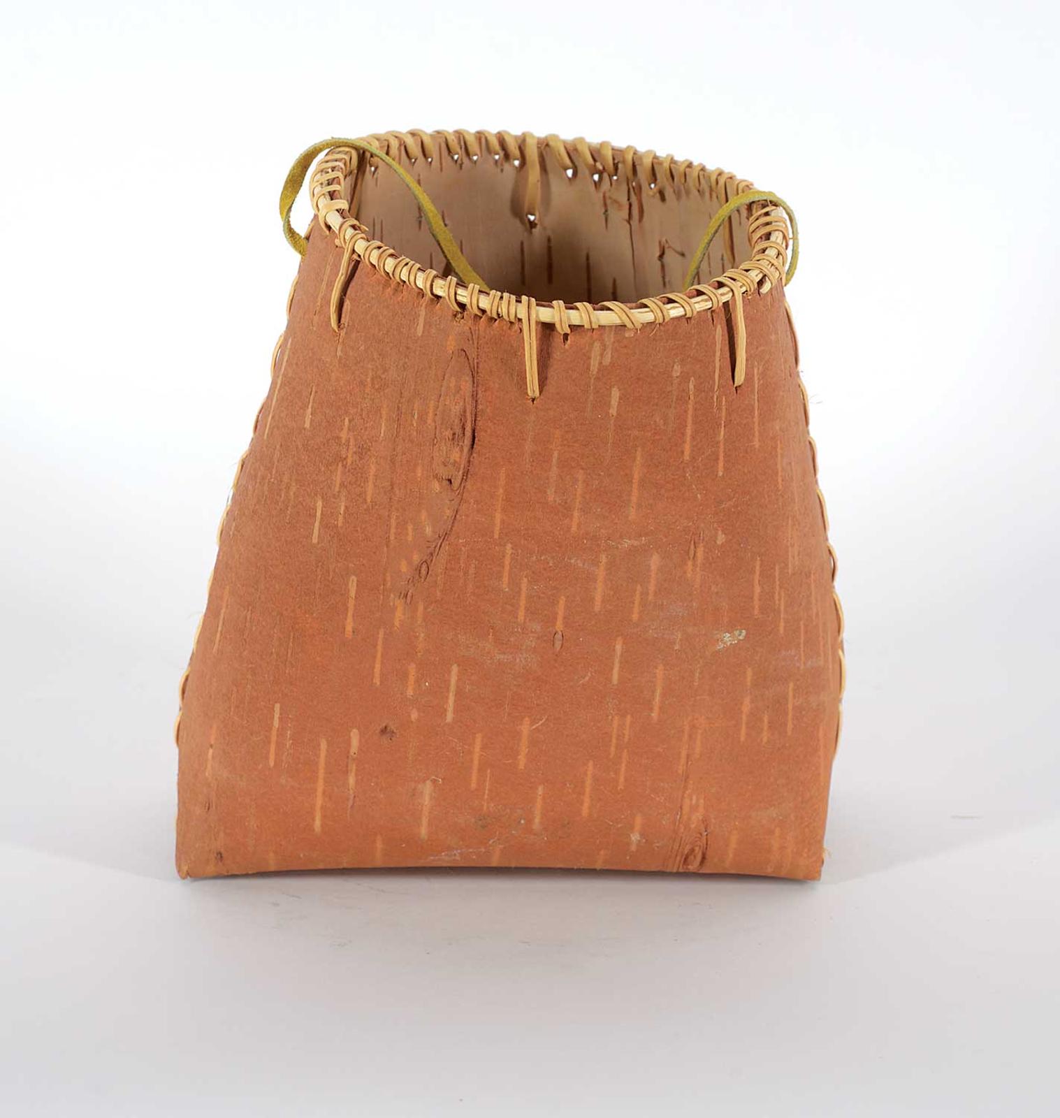 First Nations Basket School - Untitled - Birch Bark Basket