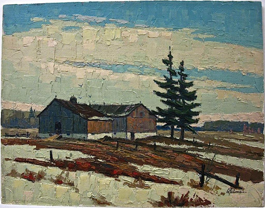 William (Bill) Parsons (1909-1982) - March Into April, Near Queensville, Ont.