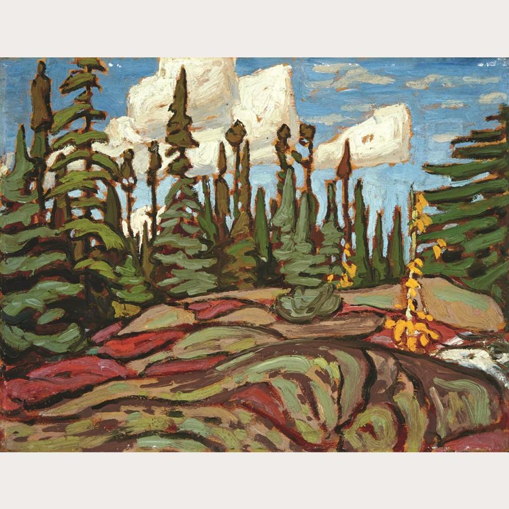 Lawren Stewart Harris (1885-1970) - Rocky Landscape