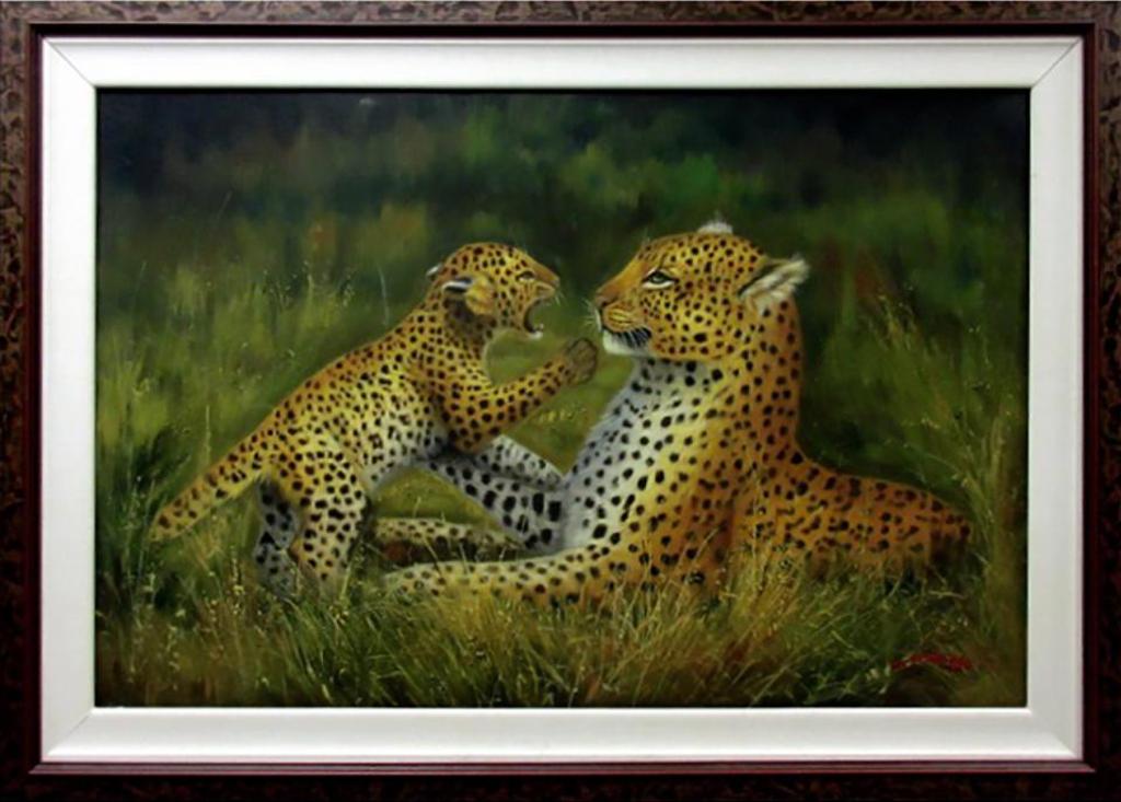 Ti Feng Ho - Mother's Love - Cheetah With Cub
