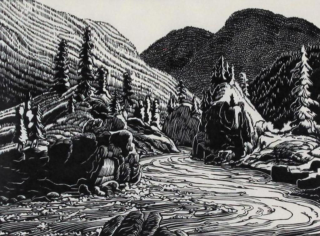 Margaret Dorothy Shelton (1915-1984) - Fraser Canyon; 1943