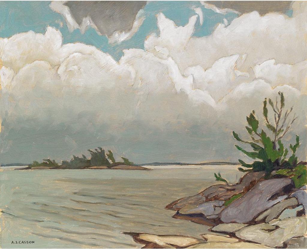 Alfred Joseph (A.J.) Casson (1898-1992) - Georgian Bay, Sept. 1981