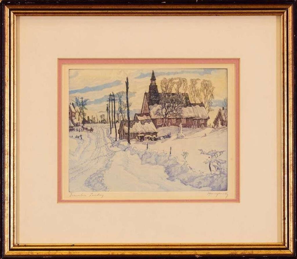 Nicholas Hornyansky (1896-1965) - December Sunday