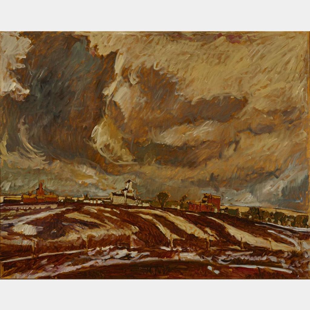 Robert Francis Michael McInnis (1942) - Rough Weather Over Tomkins, Sask.
