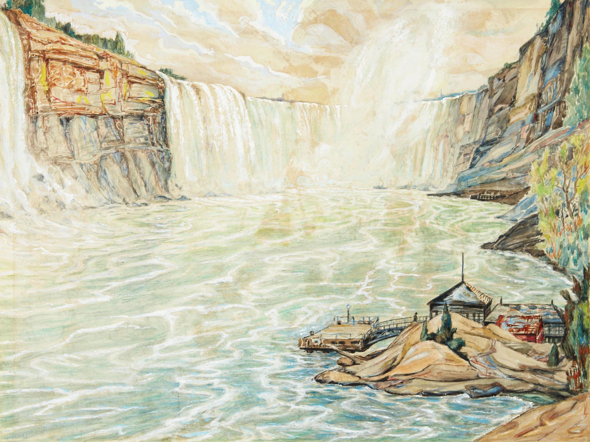 Nicholas Hornyansky (1896-1965) - Niagara, Horseshoe Falls