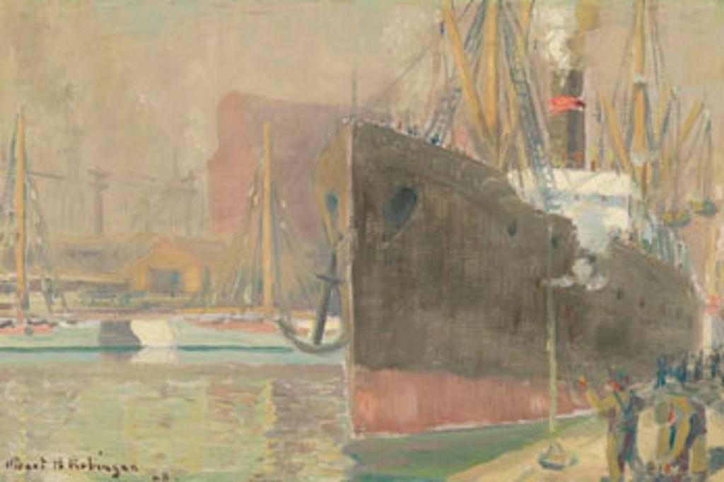 Albert Henry Robinson (1881-1956) - Morning, Montreal Harbour