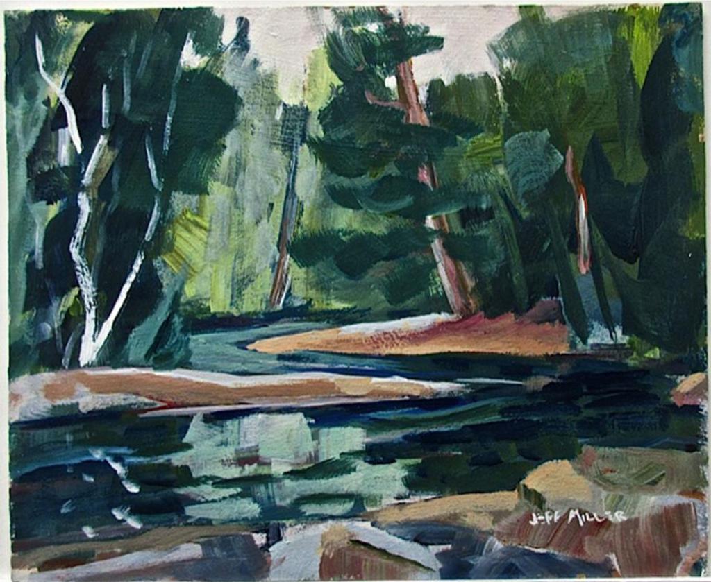 Jeff Miller (1931) - Oxtongue R. Bend Above Ragged Falls Ont.