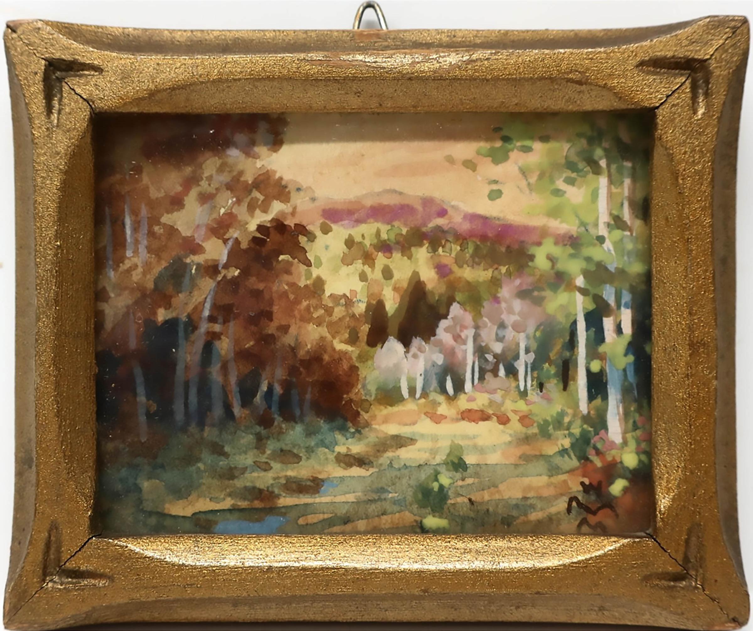 Willard Morse Mitchell (1879-1955) - A Real Country Road Near The Seigniory Club At Montebello, P.Q. - Canada