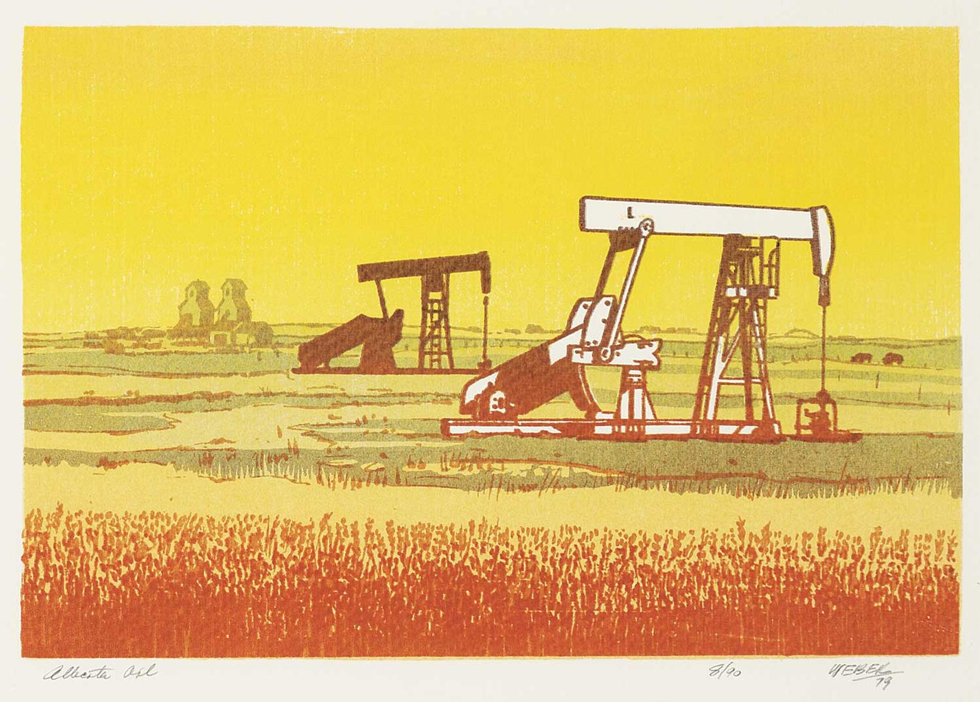 George Weber (1907-2002) - Alberta Oil  #8/90