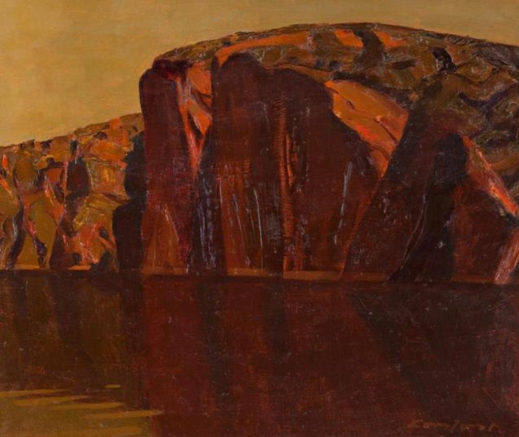Charles Fraser Comfort (1900-1994) - Whitman Memorial Rock, Lake Mazinaw