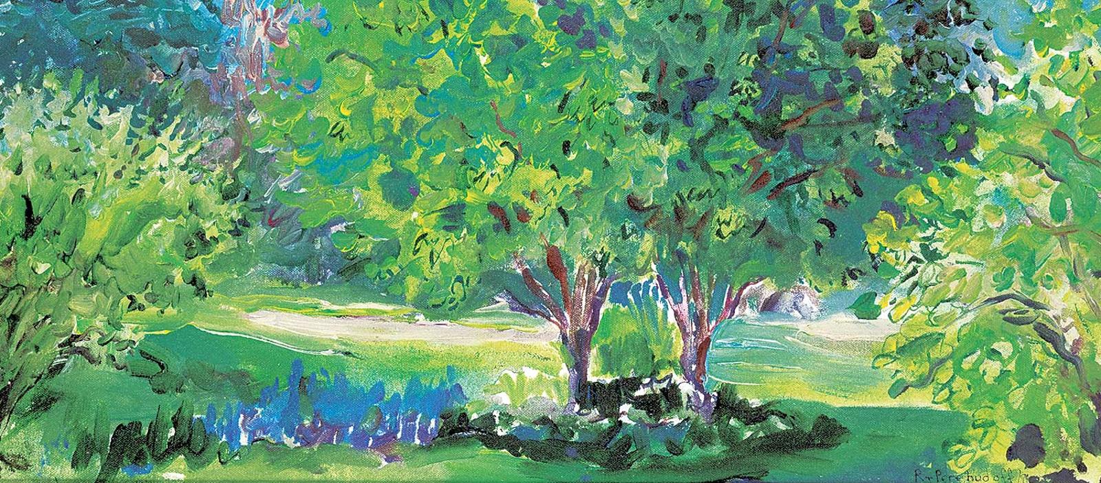 Rebecca Perehudoff (1953) - Four Apple Trees