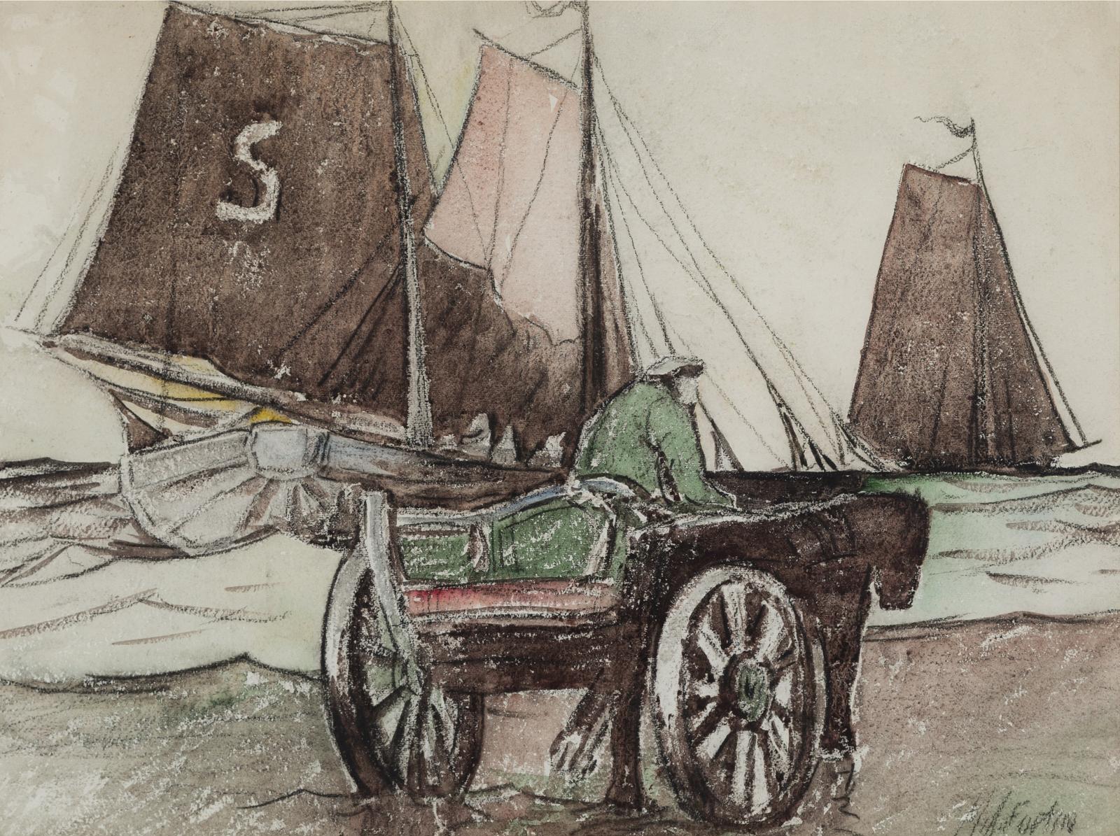 Marc-Aurèle Fortin (1888-1970) - La Pêche En Gaspésie