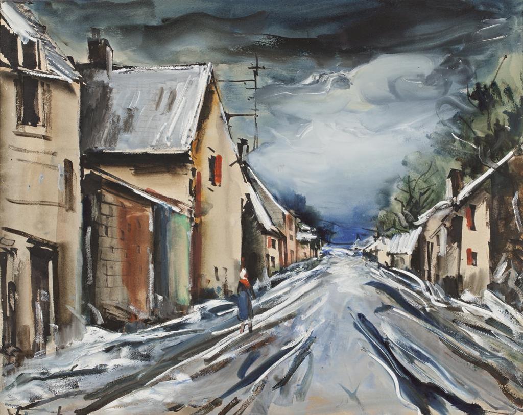Maurice de Vlaminck (1876-1958) - Village Street in Winter