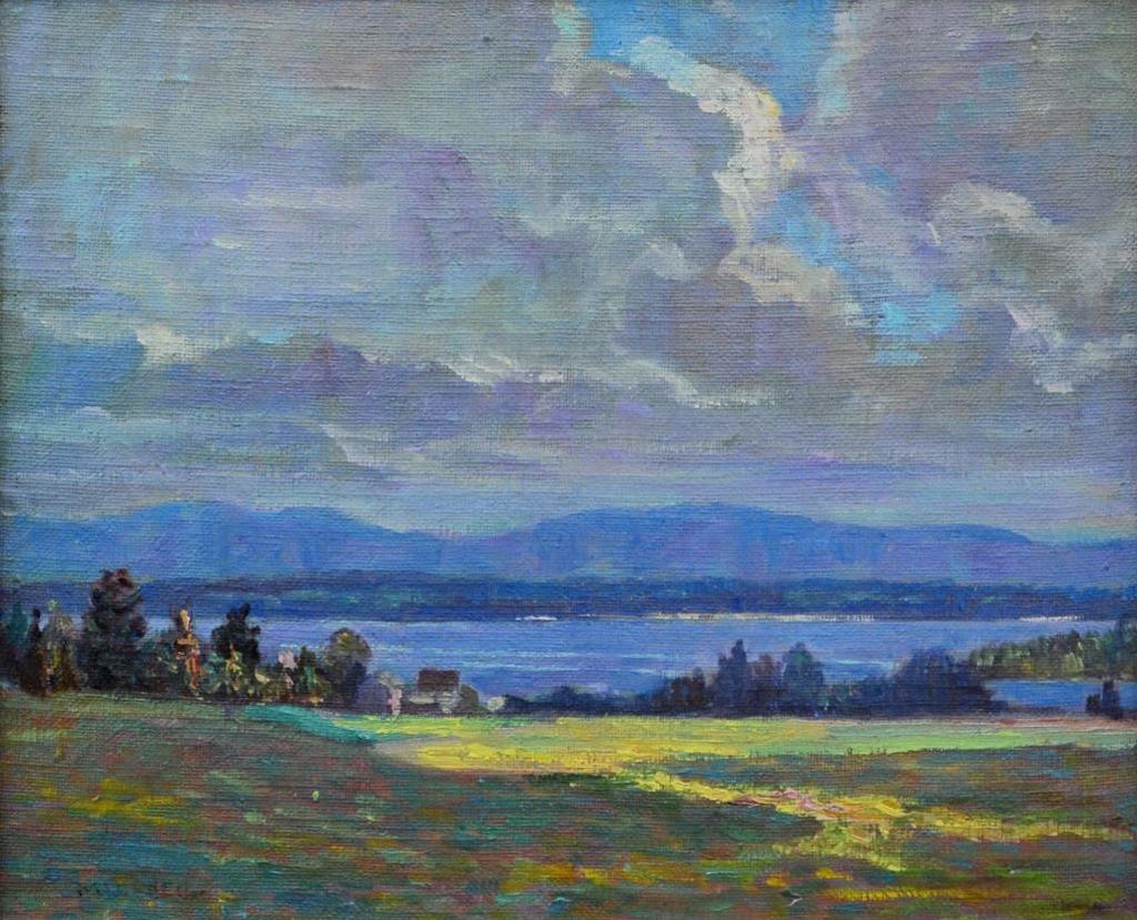 Thomas Wilberforce Mitchell (1879-1958) - Gathering Storm, Ottawa River, 1926