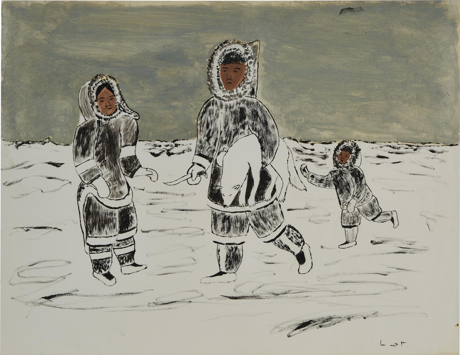 Mannumi Shaqu (1917-2000) - Fox Hunter And Family