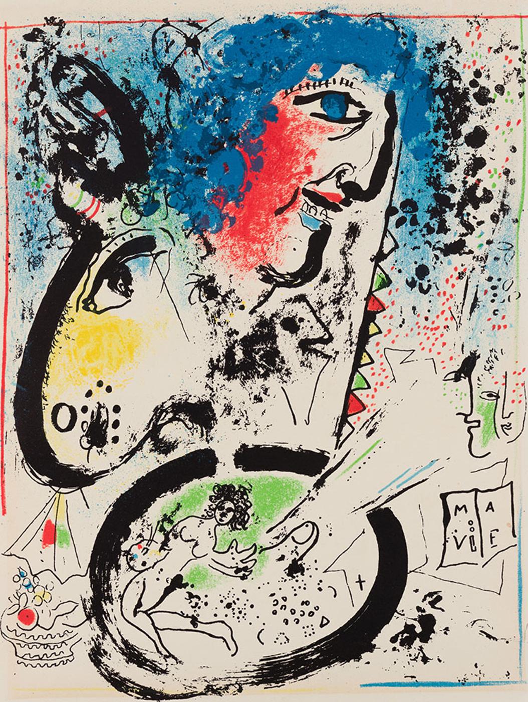 Marc Chagall (1887-1985) - The Lithographs of Chagall, Volume One, Frontispiece