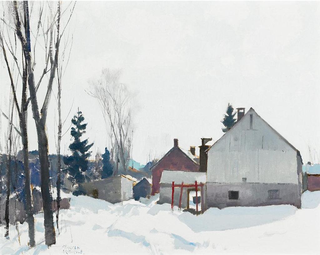 George Franklin Arbuckle (1909-2001) - Canadian Farm In Winter