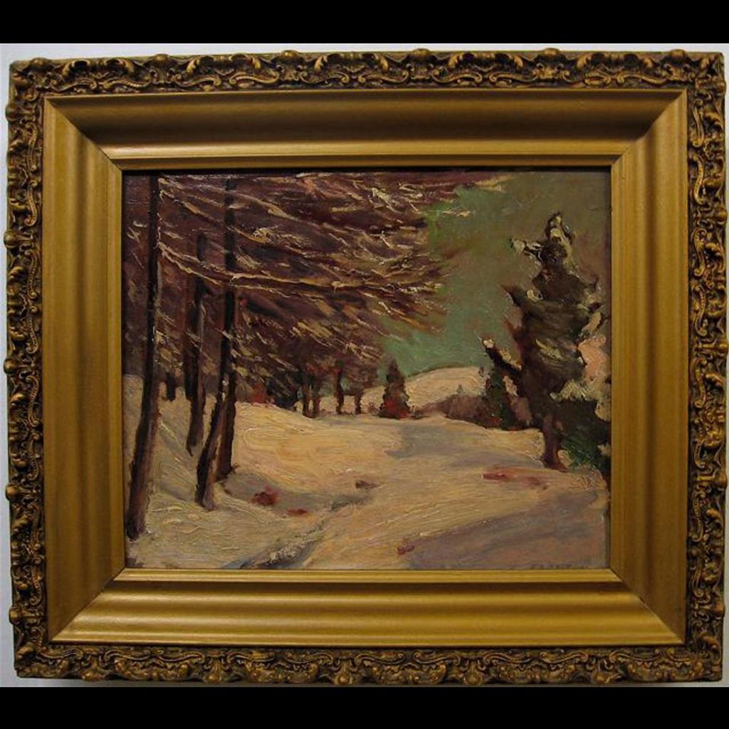 Ernest Alfred Dalton (1887-1963) - Winter Study
