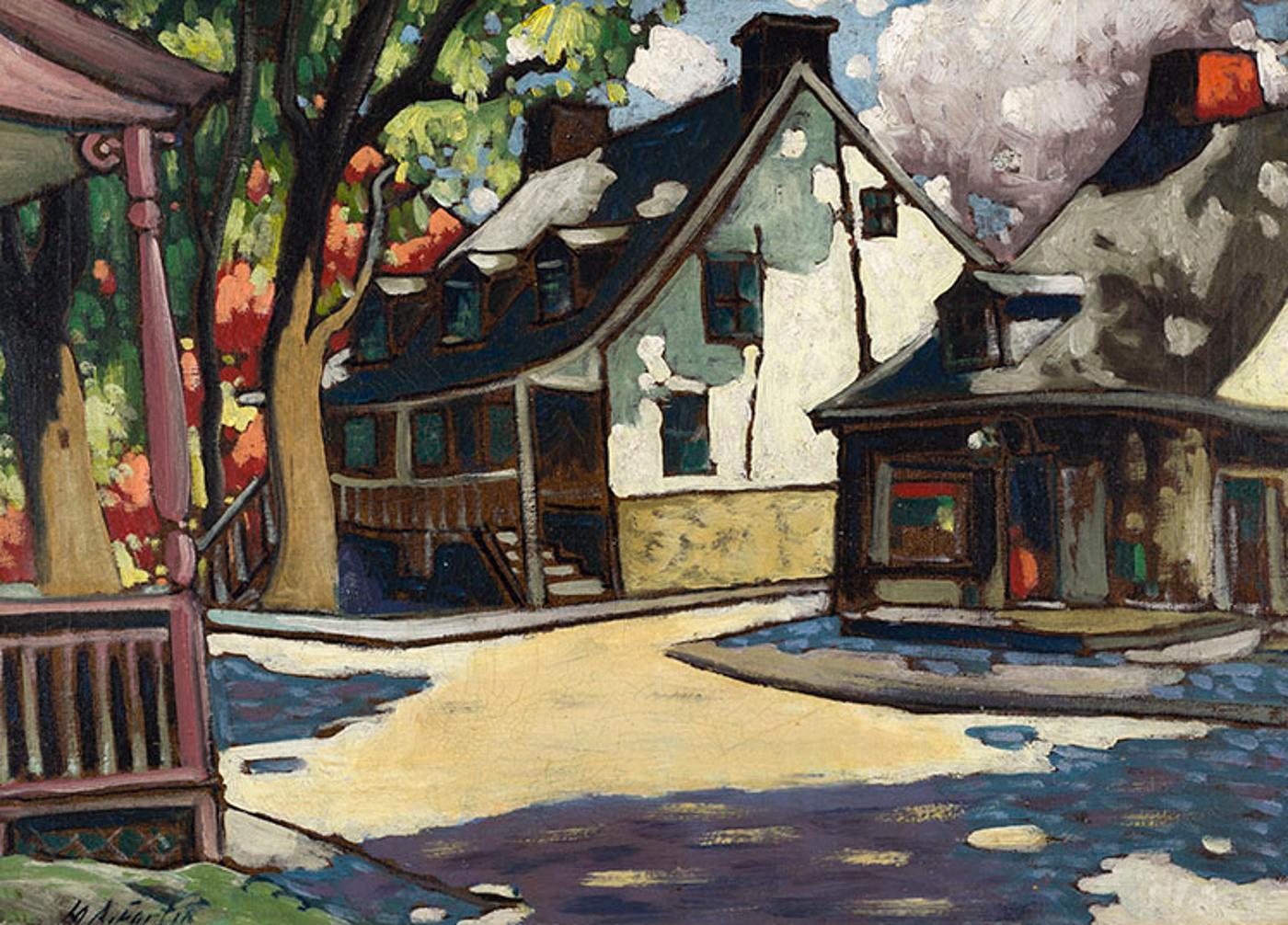 Marc-Aurèle Fortin (1888-1970) - Landscape, Longueuil