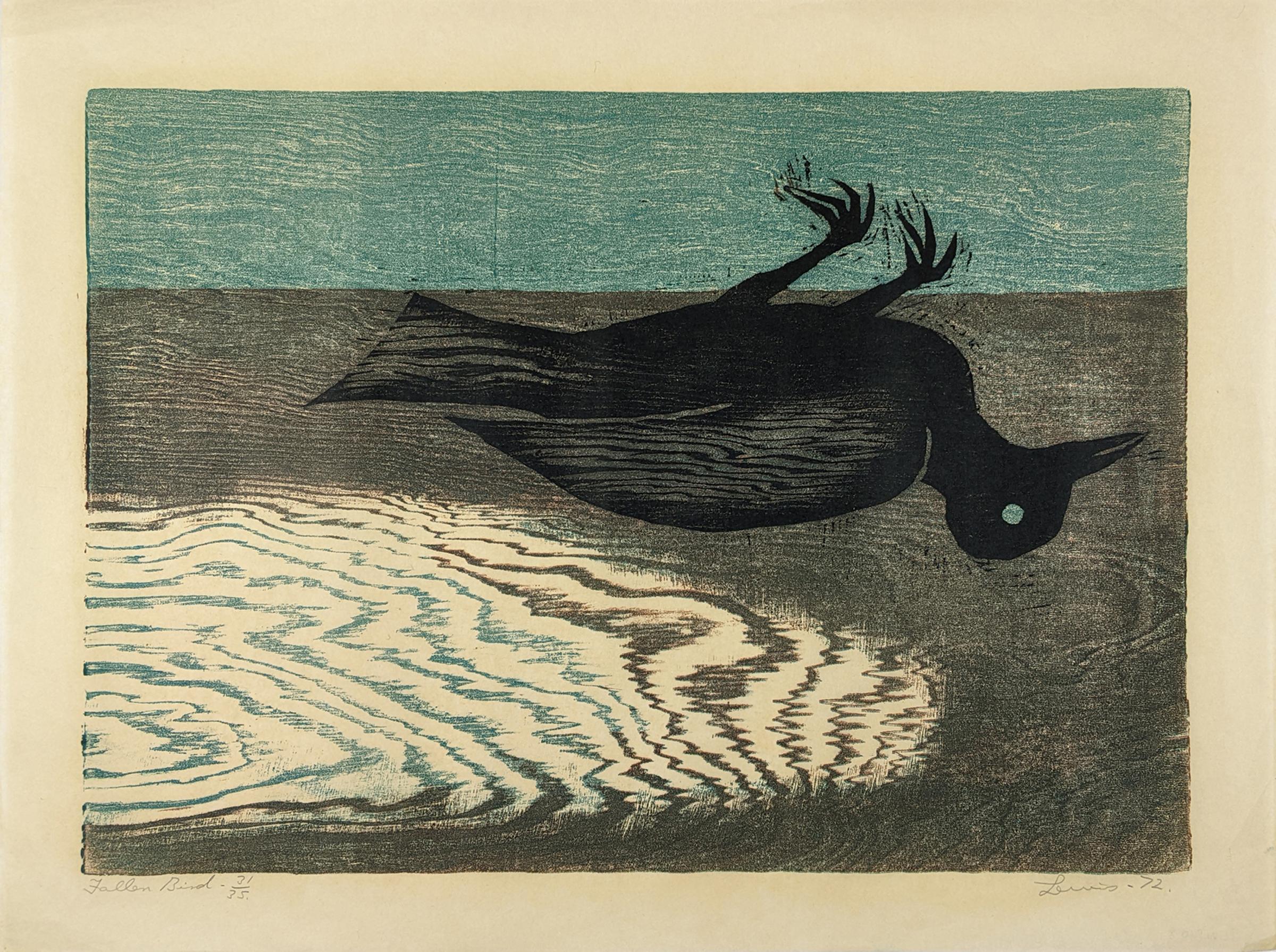 Stanley Lewis (1930-2006) - Fallen Bird, 1972